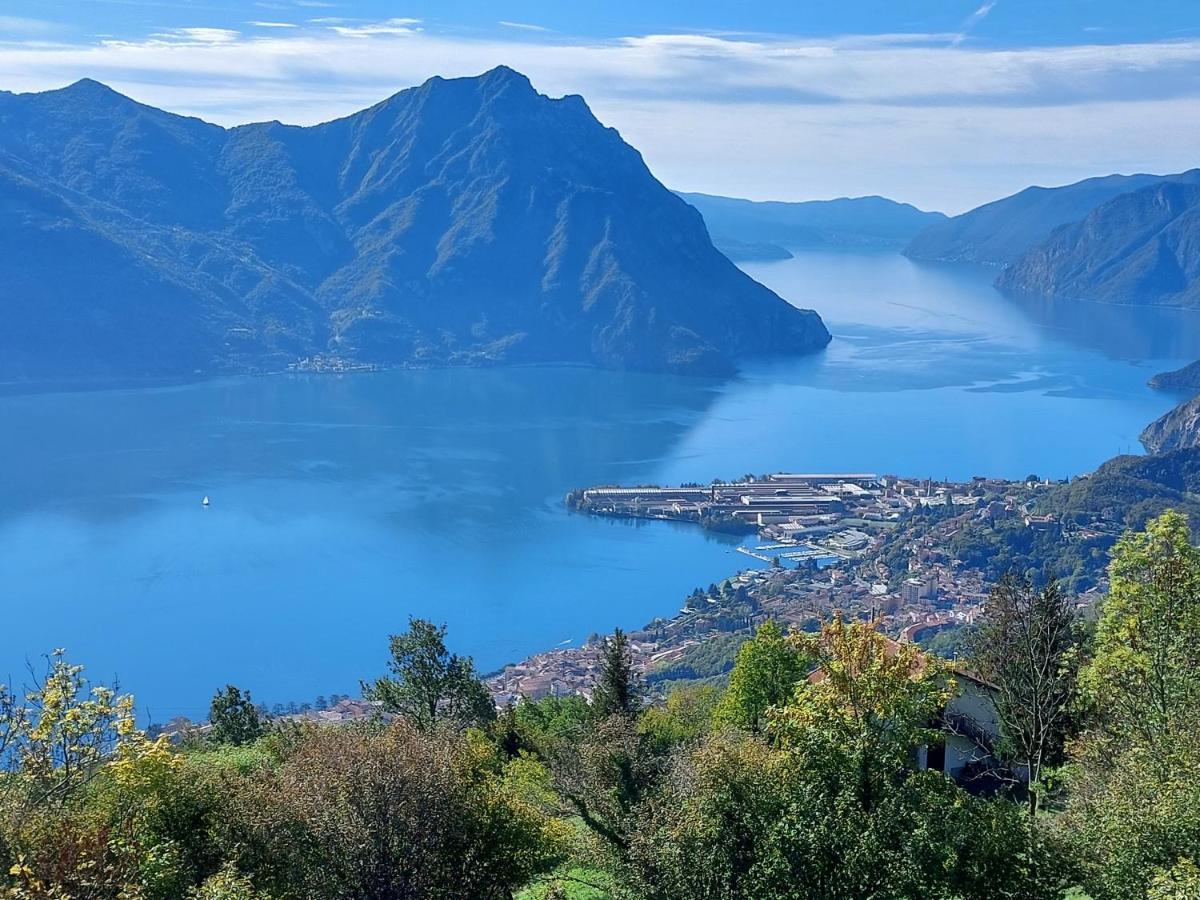 Iseo Lake Villa Con Vista Lago E Piscina Коста Волпино Екстериор снимка